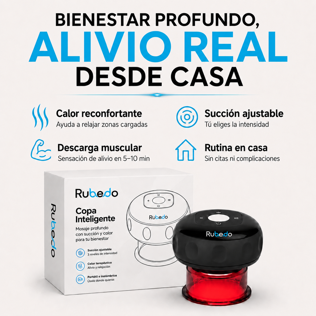 Masajeador de Ventosas Inteligente con Calor